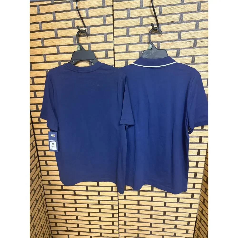 US Polo Assn Navy Tee And Polo Set Boys Size XL